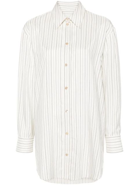ISABEL MARANT Cylvany striped shirt - White - zdjęcie produktu nr 1