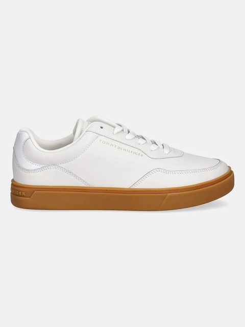 Tommy Hilfiger sneakersy skórzane CASUAL CUPSOLE SNEAKER damskie kolor beżowy FW0FW08689 - zdjęcie produktu nr 2