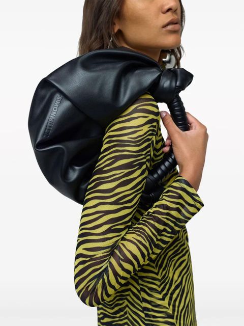Simon Miller Lopsy ruched shoulder bag - Black - zdjęcie produktu nr 2