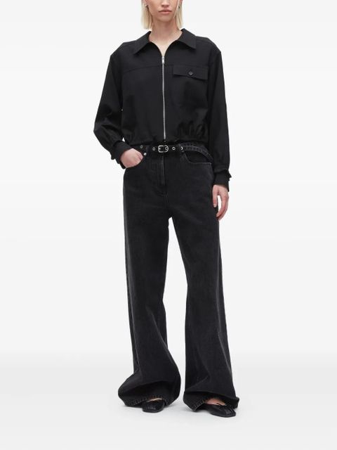 3.1 Phillip Lim zip-fastening blouse - Black - zdjęcie produktu nr 2