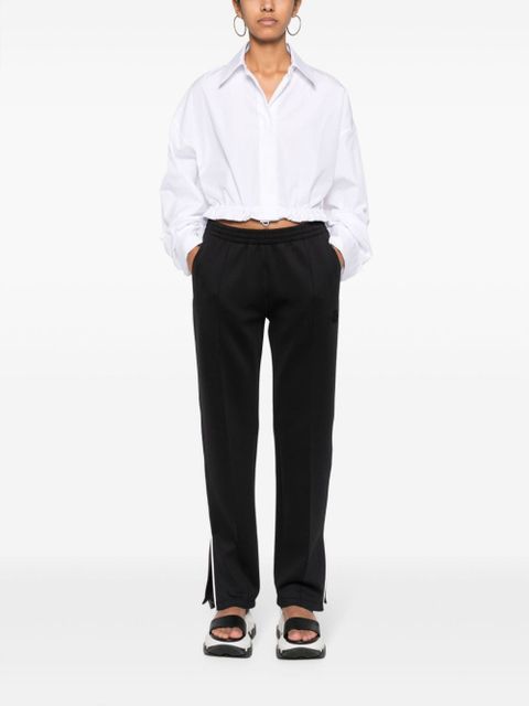 Moncler appliqué-logo track pants - Black