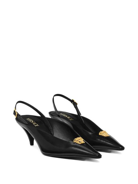 Versace medusa-head pointed-toe mules - Black - zdjęcie produktu nr 2