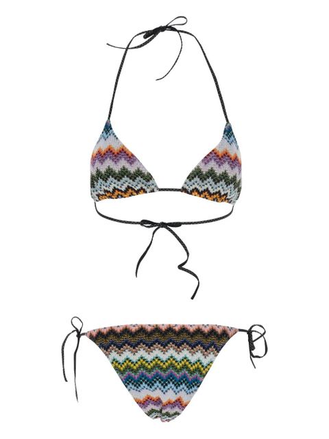 Missoni chevron-design bikini - Black - zdjęcie produktu nr 2