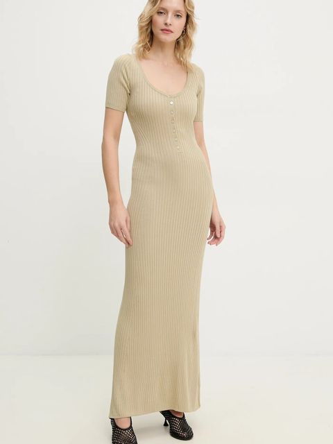 Herskind sukienka z domieszką jedwabiu Mira - zdjęcie produktu nr 2