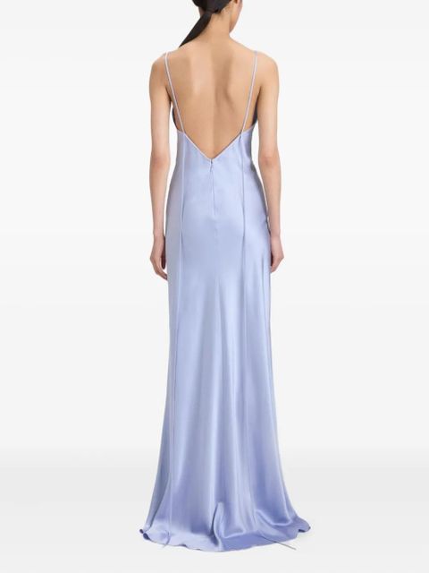 Victoria Beckham cut-out cami-straps dress - Blue