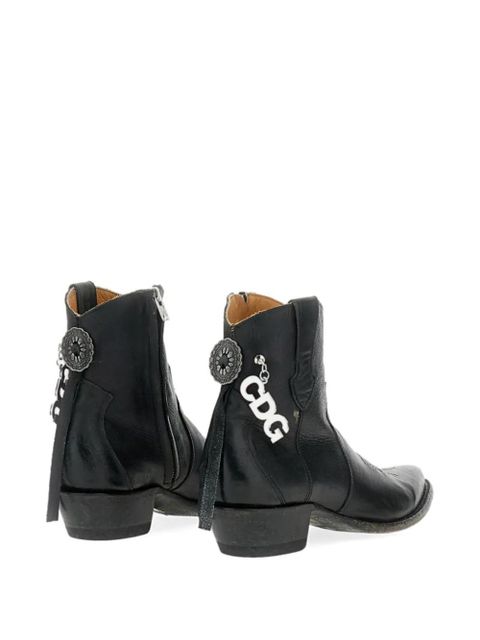 Comme Des Garçons x Mexicana charm-appliqué boots - Black