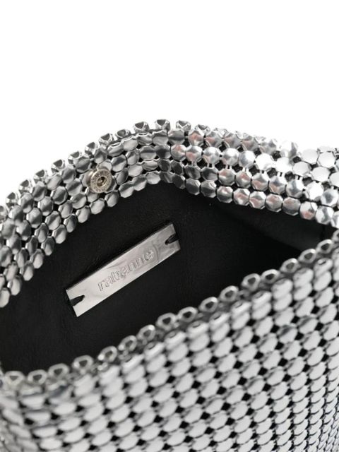 Rabanne mini Pixel shoulder bag - Silver
