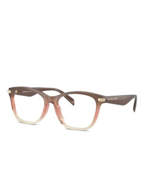 Michael Kors oval-frame glasses - Pink - zdjęcie produktu nr 1