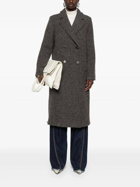 Weekend Max Mara herringbone coat - Grey