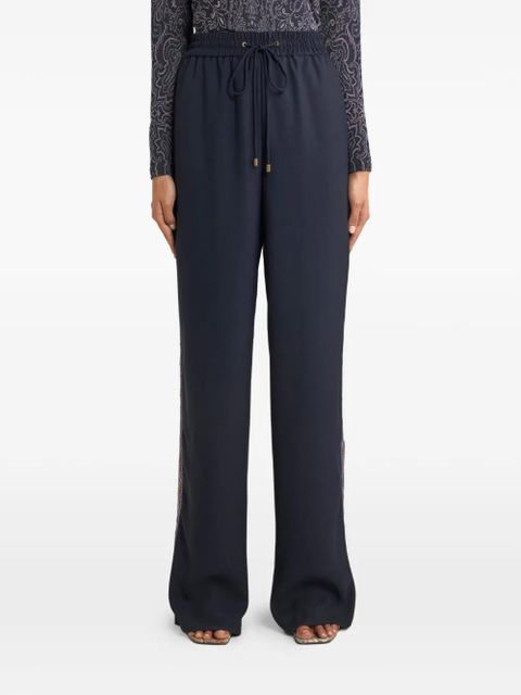 ETRO drawstring wide-leg trousers - Blue - zdjęcie produktu nr 2