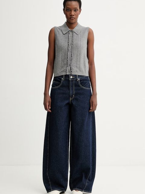 Levi's kamizelka SUPER SOFT MINI RUFFLE VEST - zdjęcie produktu nr 1