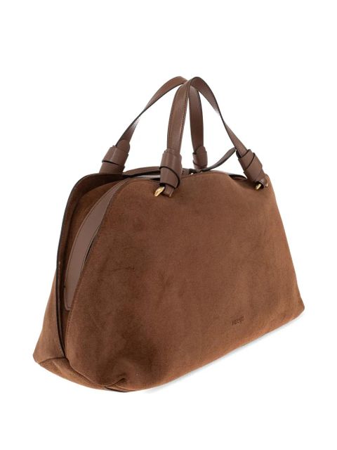 NEOUS handle suede tote bag - Brown - zdjęcie produktu nr 1