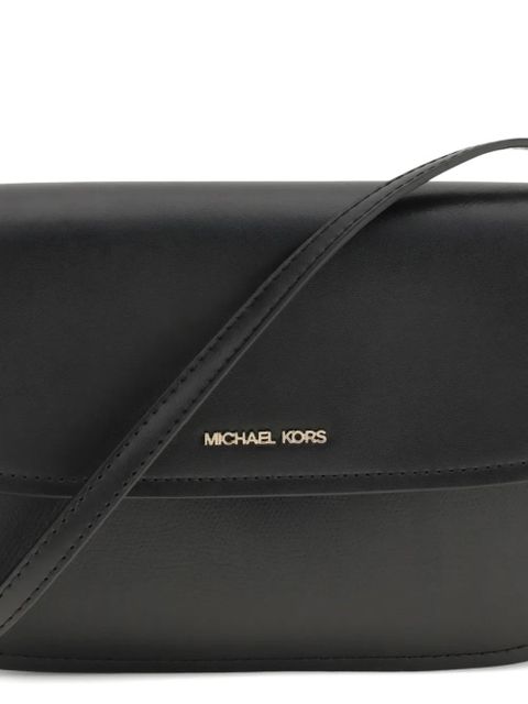 Michael Kors logo-plaque crossbody bag - Black