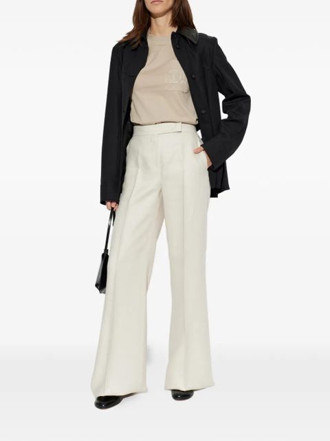 Max Mara pocket-embroidery T-shirt - Neutrals - zdjęcie produktu nr 2