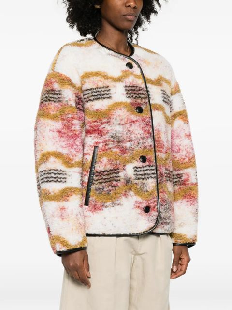 MARANT ÉTOILE Umala button trimmed jacket - Neutrals - zdjęcie produktu nr 2