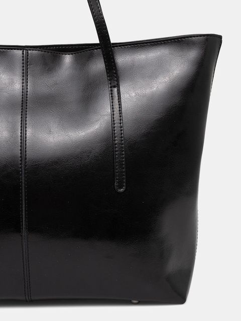 Answear.LAB torebka skórzana kolor czarny - zdjęcie produktu nr 2