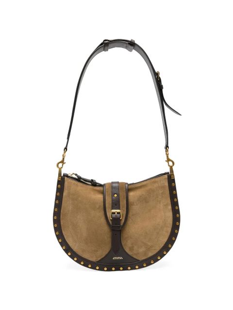 ISABEL MARANT Oskan buckle leather shoulder bag - Neutrals - zdjęcie produktu nr 1