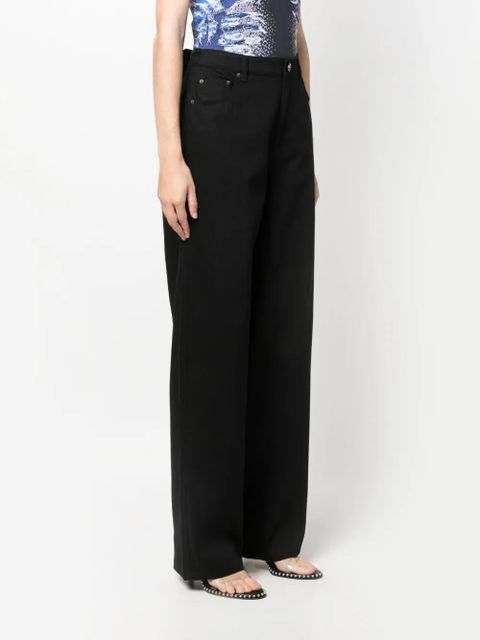 ROTATE BIRGER CHRISTENSEN logo-embellished straight-leg jeans - Black - zdjęcie produktu nr 2