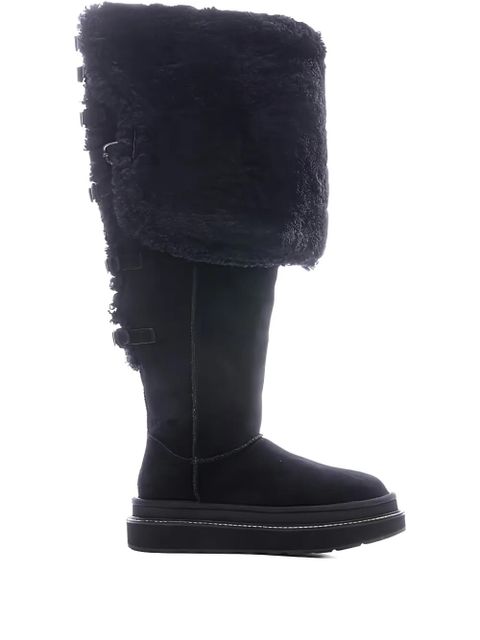 UGG x Sacai buckle-detail thigh-high boots - Black - zdjęcie produktu nr 1