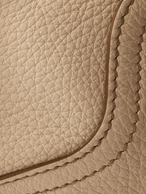 Prada large leather tote bag - Neutrals