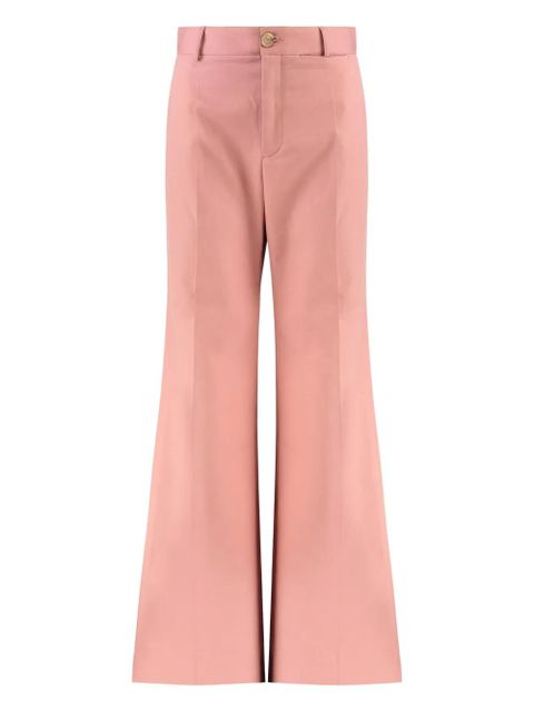 Chloé buttoned flared trousers - Pink - zdjęcie produktu nr 1