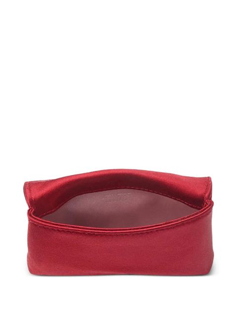Jimmy Choo crystal-bow mini bag - Red