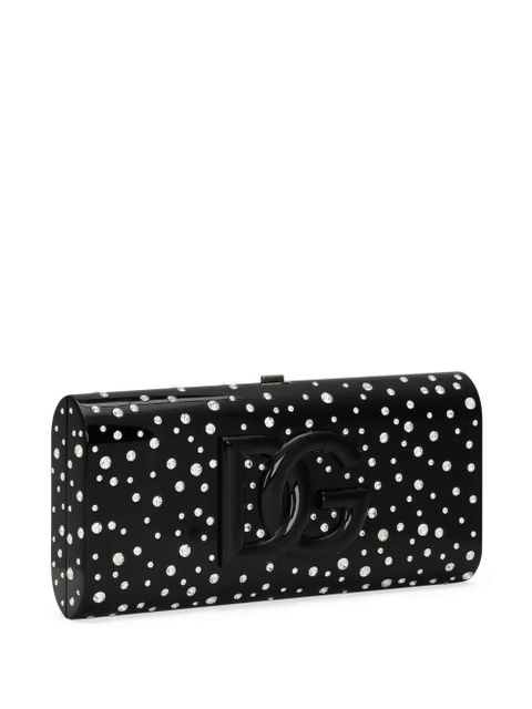 Dolce & Gabbana DG crystal clutch bag - Black - zdjęcie produktu nr 2