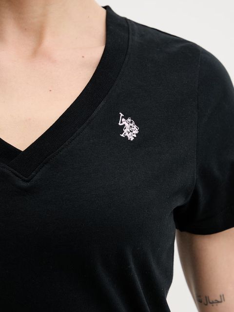 U.S. Polo Assn. t-shirt bawełniany V-NECK