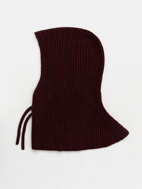 Pinko kominiarka wełniana kolor bordowy 104494 A2Z1 - zdjęcie produktu nr 2