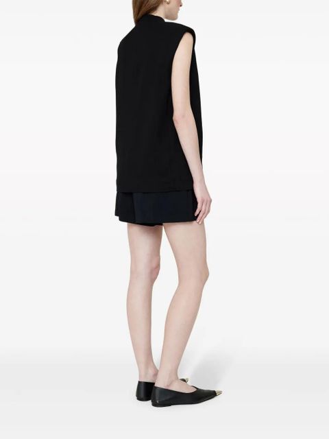 ANINE BING Venice wrap vest - Black