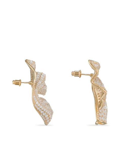 Ferragamo Drape earrings - Gold