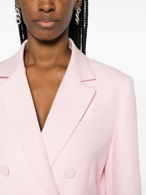Valentino Garavani double-breasted crepe blazer - Pink