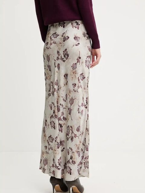 Answear.LAB spódnica kolor szary maxi rozkloszowana - zdjęcie produktu nr 2