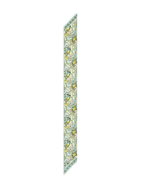 Tory Burch paisley ribbon tie - Blue - zdjęcie produktu nr 2