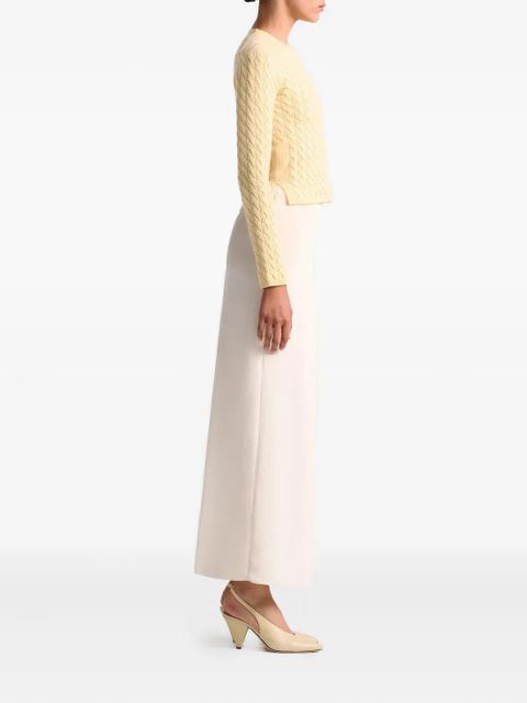 Altuzarra cable-knit sweater - Yellow - zdjęcie produktu nr 2