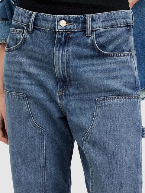 AllSaints jeansy MIA CARPENTER damskie high waist