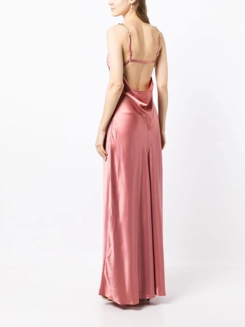 Cult Gaia Kirya satin gown - Pink