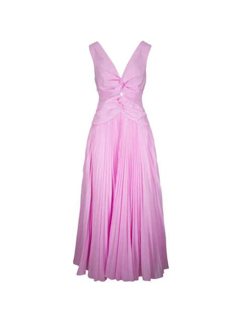 Simkhai Vivianne Tulip pleated cutout-detail dress - Pink - zdjęcie produktu nr 1