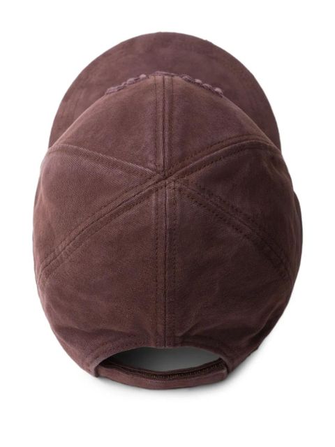 Prada canvas baseball cap - Red