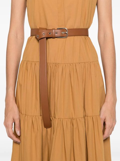Max Mara cotton midi dress - Brown