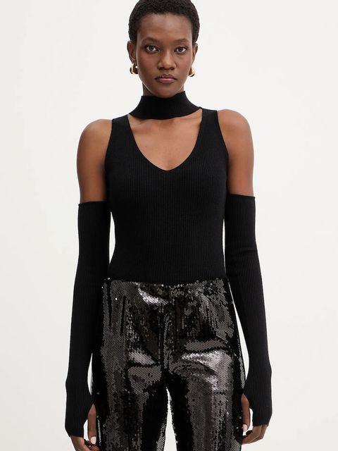 Haveone kamizelka damski kolor czarny lekki z półgolfem MFP-P162 - zdjęcie produktu nr 1