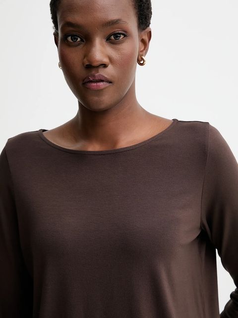 Marc O'Polo longsleeve kolor brązowy 511205252697