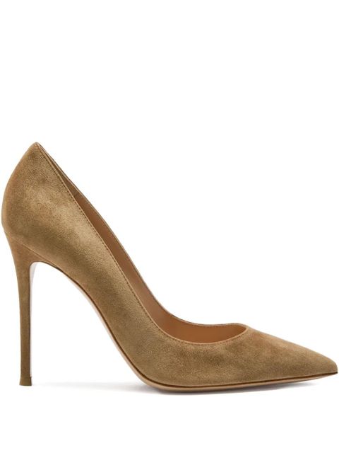 Gianvito Rossi 105mm Gianvito suede pumps - Brown - zdjęcie produktu nr 1