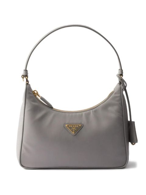 Prada mini Re-Edition 2005 zip tote bag - Grey - zdjęcie produktu nr 1