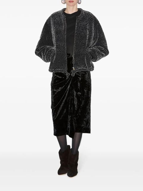 MARANT ÉTOILE Abelina bomber jacket - Black