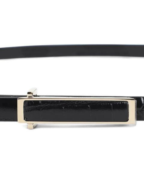 TOM FORD leather buckle belt - Black - zdjęcie produktu nr 2