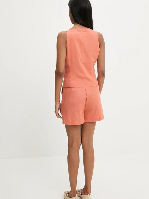 Answear.LAB kamizelka i spódnicospodnie z lnem