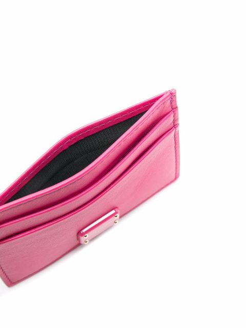 Dolce & Gabbana logo plaque cardholder - Pink - zdjęcie produktu nr 2