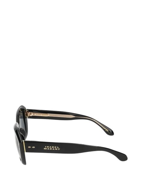 ISABEL MARANT rectangle-frame sunglasses - Black