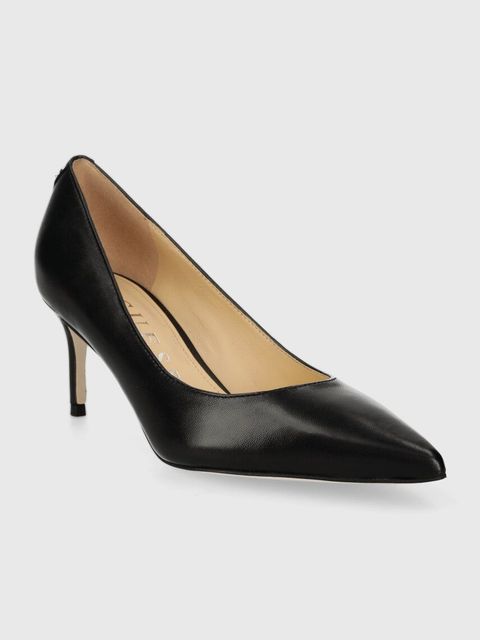 Guess szpilki skórzane BRAVO4 kolor czarny FLPBV4 LEA08 - zdjęcie produktu nr 2